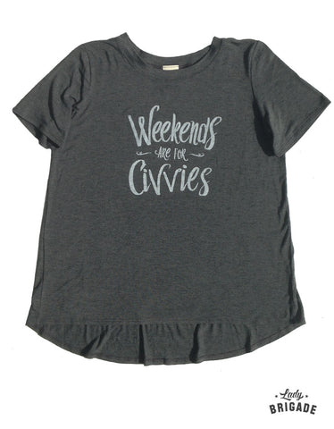 Weekends Are For Civvies Relaxed Tee