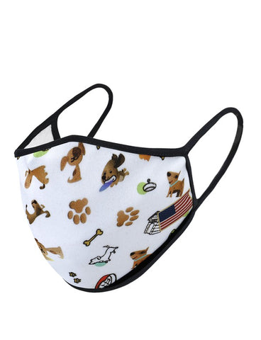 Puppy Adult Face Mask- Multilayered-USA Made