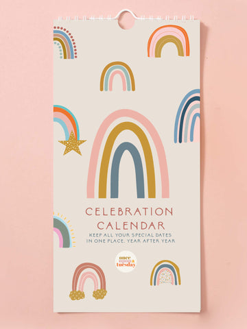 Artsy Celebration Calendars: Happy Rainbows