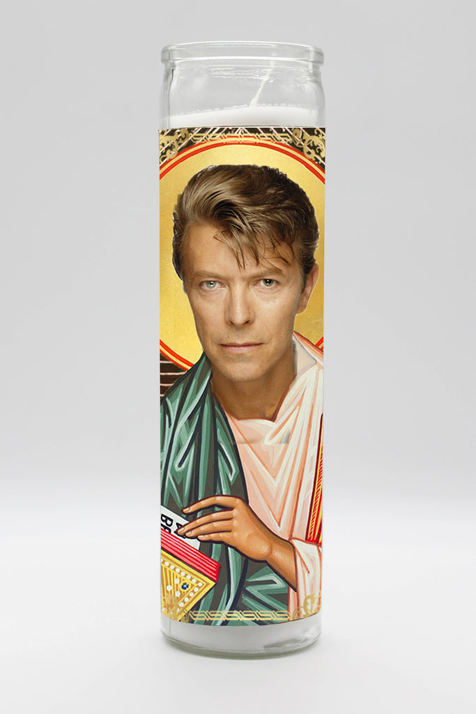 Parody Prayer Candle Featuring David Bowie