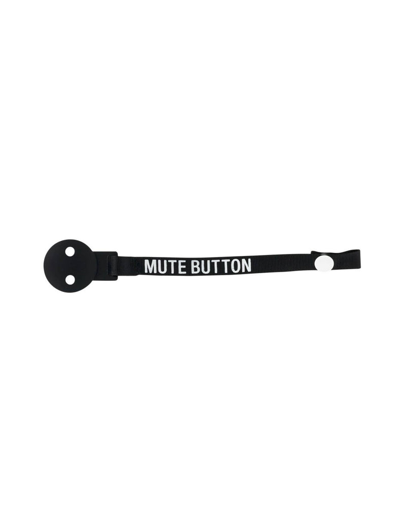 Mute Button Pacifier Clip