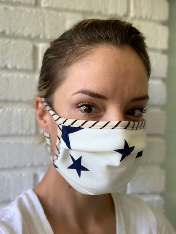 Stars & Stripes Face Mask-Multilayered-USA Made