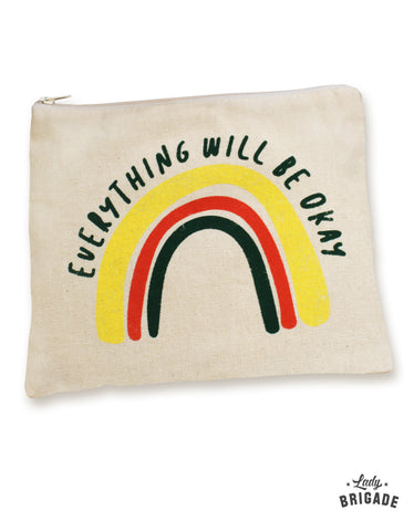 "Everything Will Be Okay" Makeup Bag