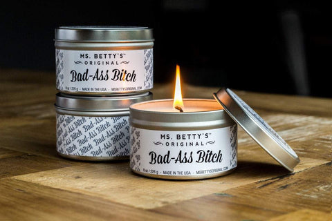Bad-A**  Bitch - Any Scent I F'n Want - Soy Candle with Lid