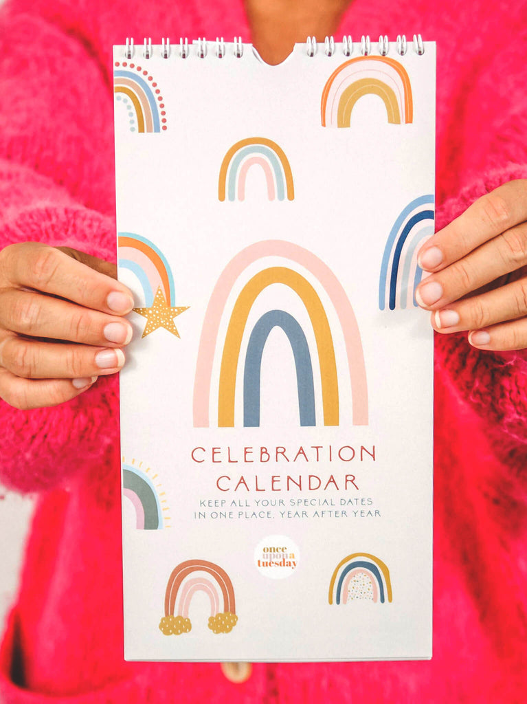 Artsy Celebration Calendars: Happy Rainbows
