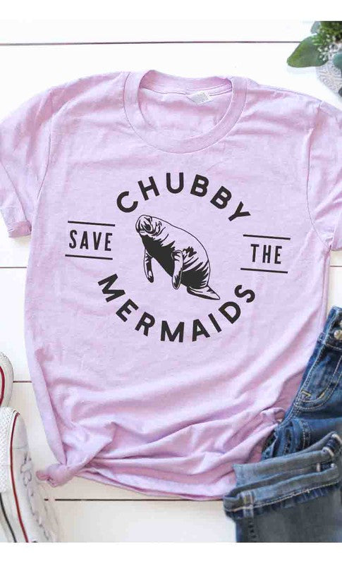 Save The Chubby Mermaids Tee
