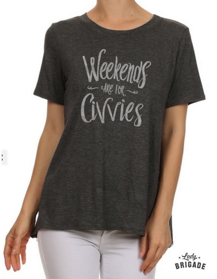Weekends Are For Civvies Relaxed Tee